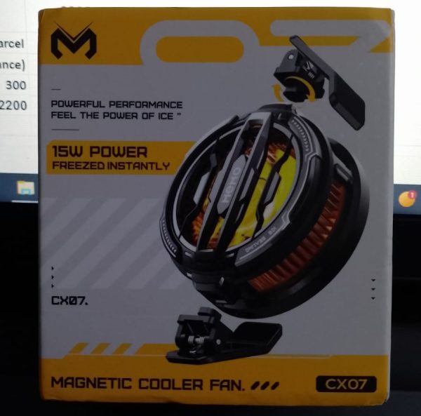 Cxo7 Magnetic Cooler Fan \ 1 Mobile Phone Semiconductor Cooling Fan Radiator /15w Power Freezed Instantly