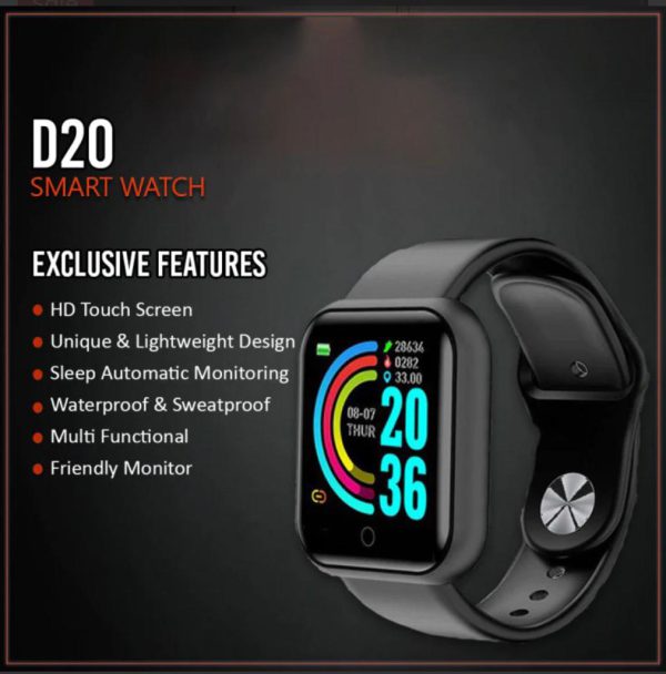 D20 Ultra Smart Watch with Multiple Sports Modes