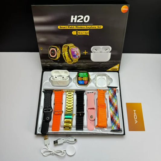 H20 Ultra Smartwatch 7 In 1 + Free Airpods