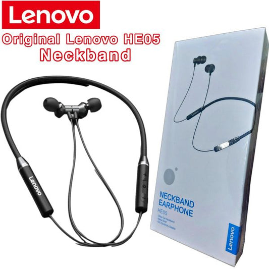 Lenovo He05 Wireless Bluetooth 5.0 Neckband Earbuds Sports Waterproof Headset